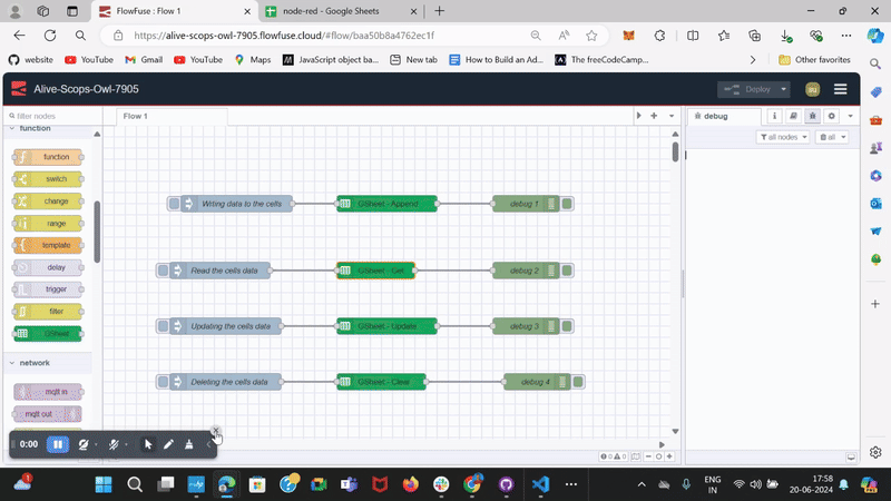 Image showing the delete operation "Image showing the delete operation"